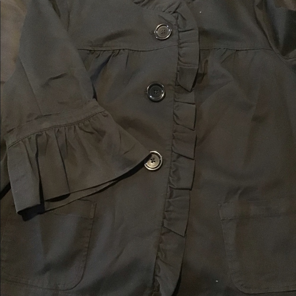 Black ruffle jacket - Picture 4 of 4